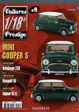 PRESTIGE CARS BOOKLET 1/18th SOLIDO N°9 austin mini cooper S