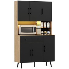 HOMCOM Tall Kitchen Cupboard