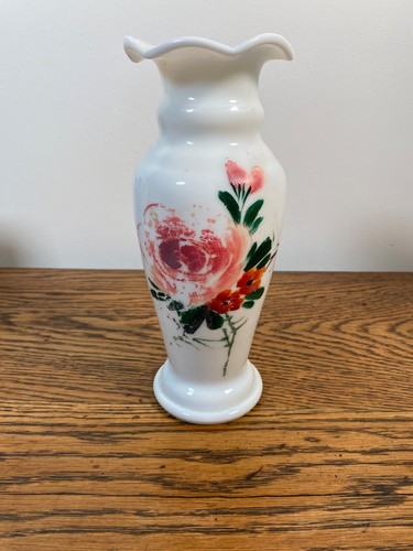 Antique milk glass - glass, hand