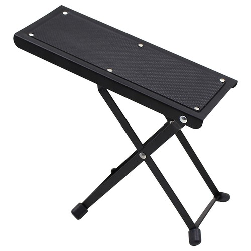 Foldable guitar foot stool - foldable,