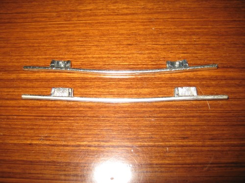 Pair chrome strips fiat 500 - pair,