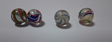 4 Antique German Hand-Blown