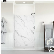 Carrara Marble Gloss Wall Panels 1.2m x 2.4m x 10mm