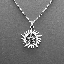 Supernatural tattoo necklace