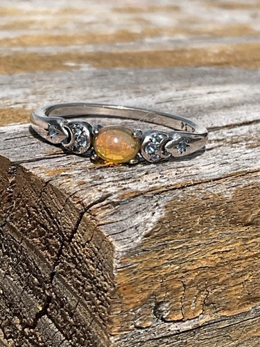 Mexican red orange fire - red/orange, opal
