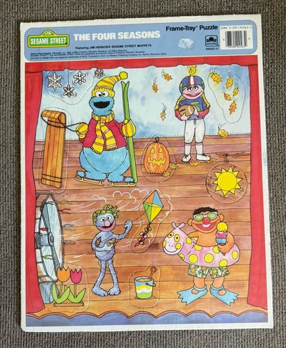 Vtg sesame street the four - street, "the