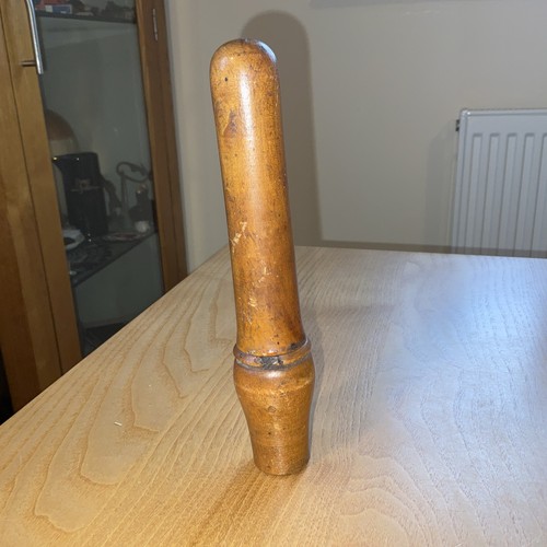 Antique wooden needle tube - wooden,