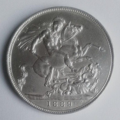 1889 crown coin queen - 1889,