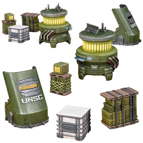 Unsc scenery set halo - scenery,