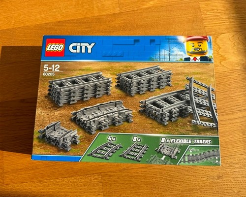 Lego 60205 city train tracks - city,