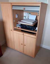 computer workstation with storage