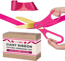 Giant Ribbon Cutting Ceremony