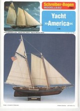 Card Model Kit – Yacht “America”