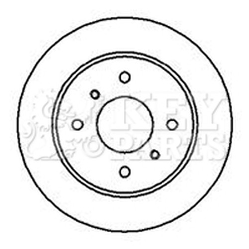 Brake discs solid for - 2x,