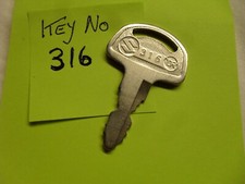 "SUZUKI  MOTORCYCLE KEY 316