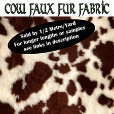 Brown/Cream Guernsey Cow Print