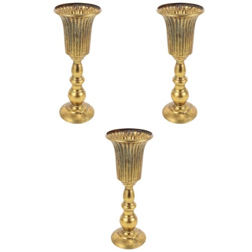 3pcs lightweight iron vase - 3pcs,
