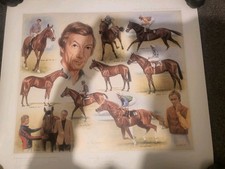 Lester Piggott Limited Edition Print (Derby Winners)