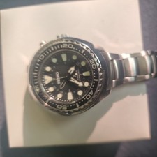 Stunning Seiko Sun019 Kinetic  Gmt Divers Watch.