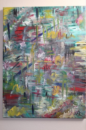Abstract art small artist - small,