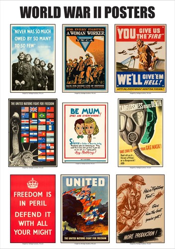 World war posters - world, (a5-a0)
