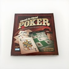 Head to Head Poker Board Game Parker Brothers 2005 Complete & Good Condition