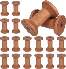 20Pcs Wooden Spools for