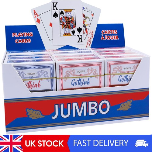 Playing cards jumbo index 12 - playing,
