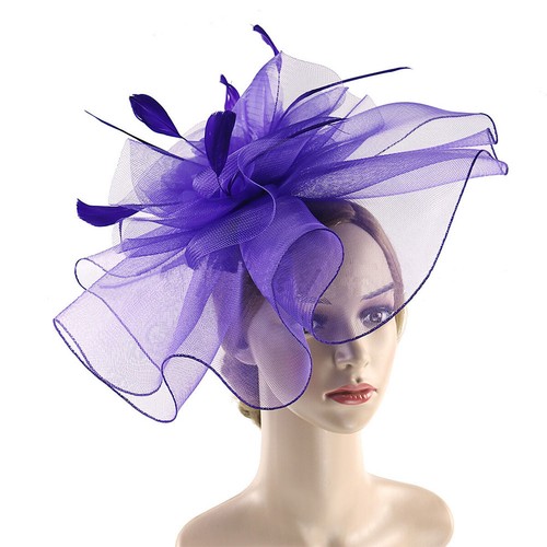 Large feather fascinator - feather,