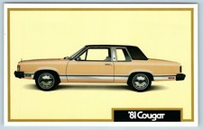 Postcard Car Advertising 1981