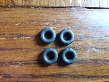 Corgi x4 15mm tyres black