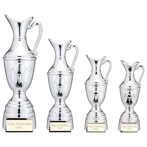 Claret jug golf trophy silver - claret,