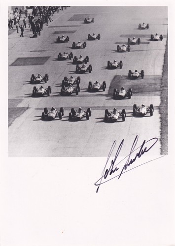 Photo signed john surtees - john,