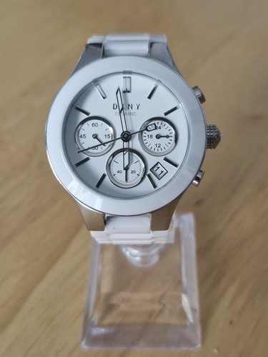 Dkny ceramic ladies watch - ladies,