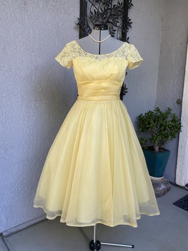 Beautiful yellow vintage 50s