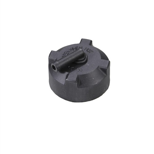 Radiator cap with overflow