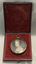 Late 18th Century of Lady Miniature Portrait Oval Shaped Bonhams Provenance
