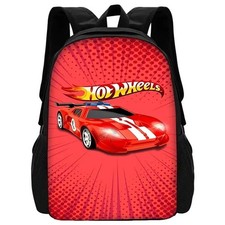Hot Wheels Cars Child School Backpack with Lunch Bags ,Pencil Bags ,School Bags