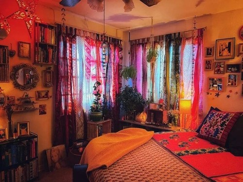 Old silk sari multi - old,