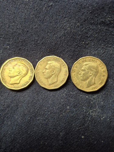 King george three pence - george,