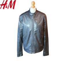 H & M Men's Faux Leather Full