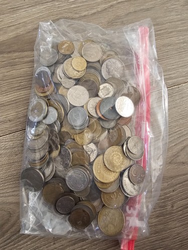 1kg mixed world coins - of,