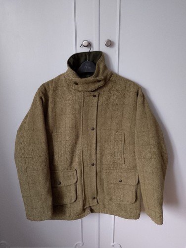 Ladies green tweed field - green,