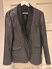 Zara Man Sparkly Glitter Black
