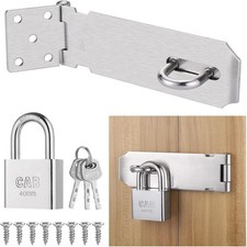 Hasp and Staple with Padlock