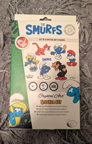The smurfs crystal art sticker - art,
