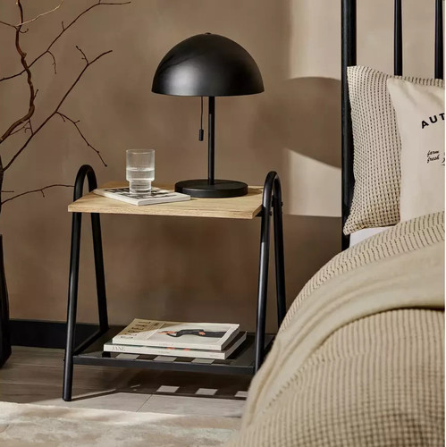 Turner bedside table black - turner,