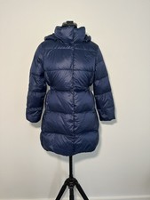 Polo Ralph Lauren Girls Down Puffer Coat Navy  Hooded| UK 10–12Y / US M | NWT