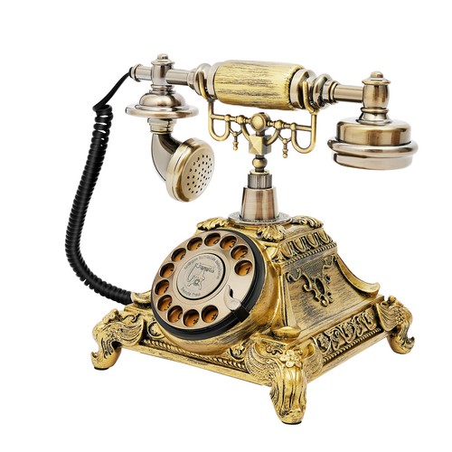 Antique telephone desk phone - antique,