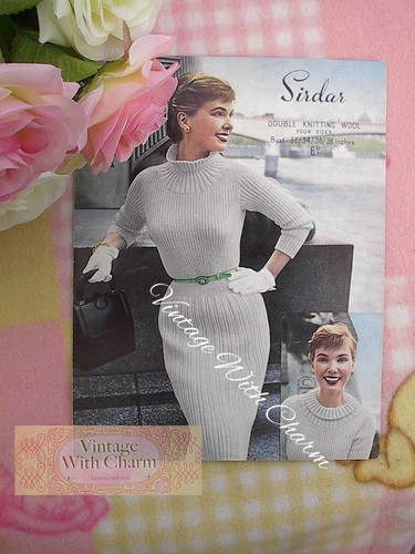Vintage 1950s knitting - knitting, pattern